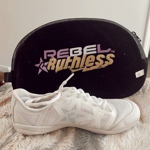 Rebel Ruthless cheer shoes(with rebel case)